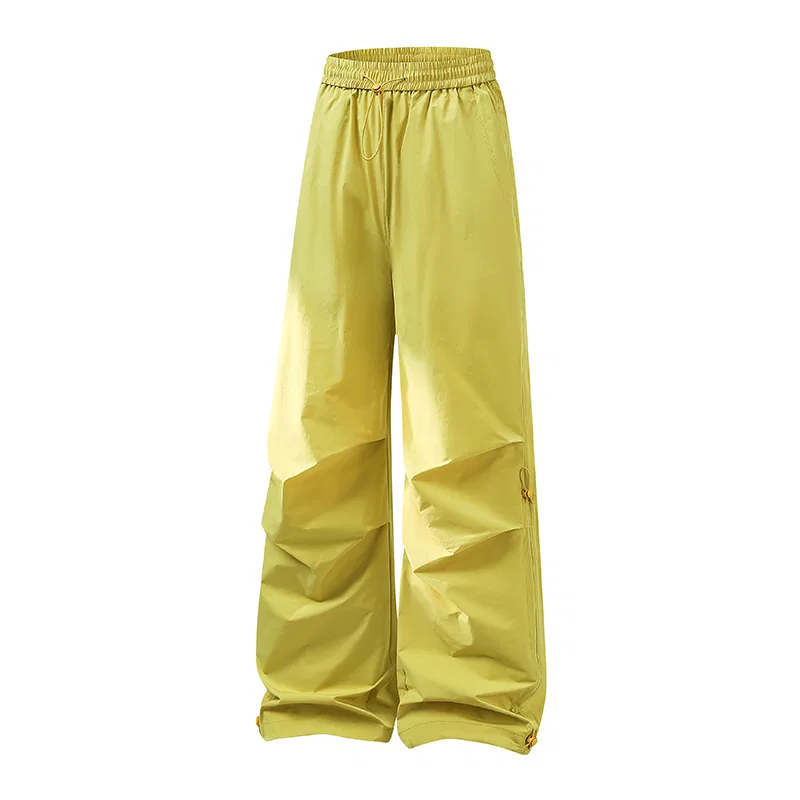 Детские брюки прямого кроя с модным принтом Sugarfunk, Upgraded Ginger Yellow