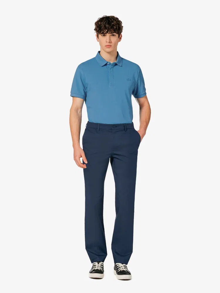 Чиносы зауженные LACOSTE, Royal Blue — фото 2
