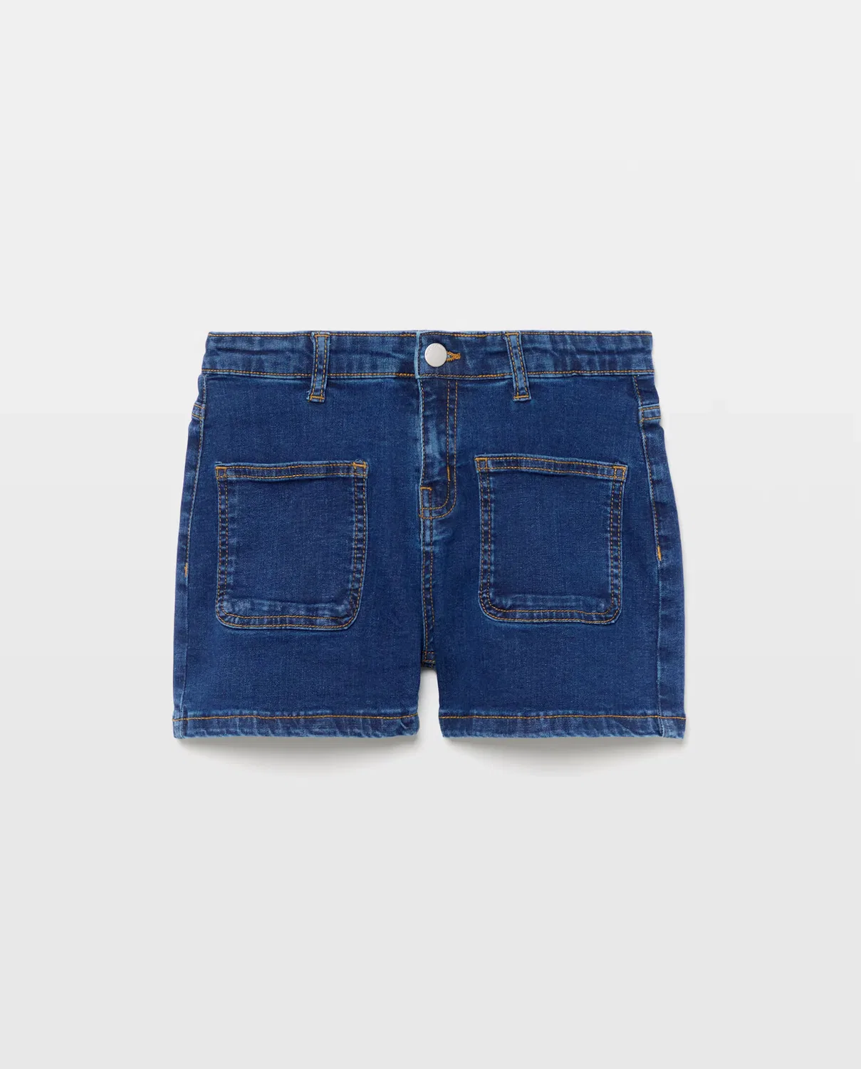 Детские шорты для девочек джинсовые Kids El Corte Inglés, Indigo — фото 4