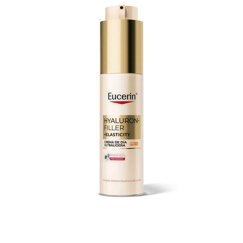 Крем для лица дневной ультралегкий SPF50 Hyaluron-Filler + Elasticity Eucerin
