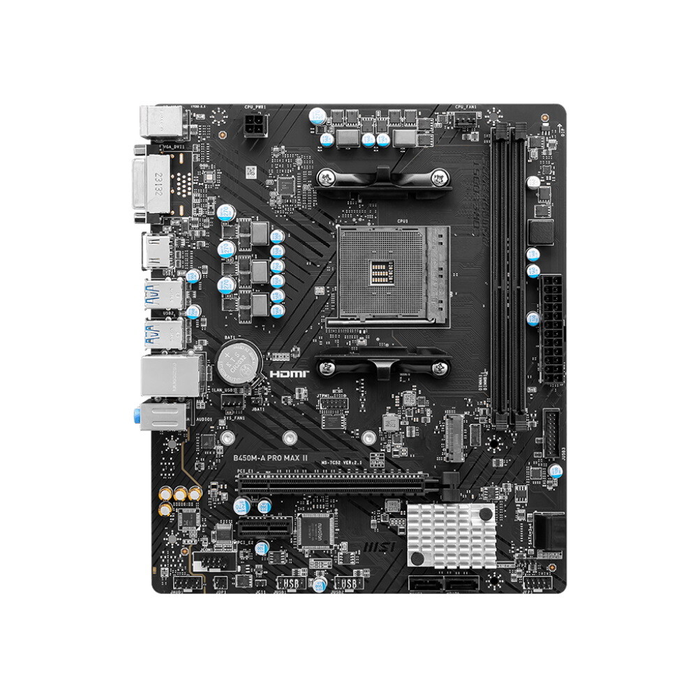 

Материнская плата MSI B450M-A PRO MAX II, DDR4