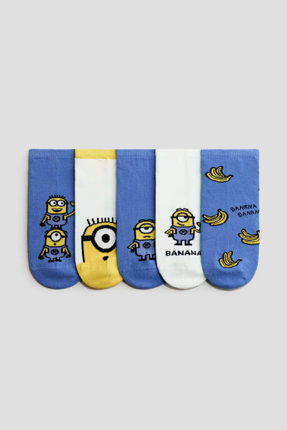 Набор из 5 носков для кроссовок H&M, Blau/Minions