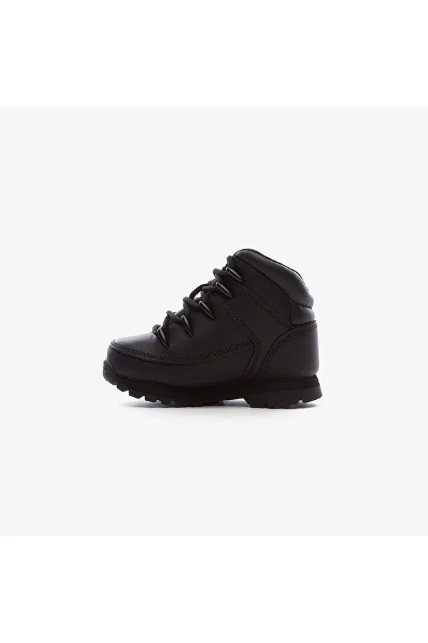 Детские ботинки для девочек на шнуровке Euro sprint baby boots Timberland, Black — фото 3