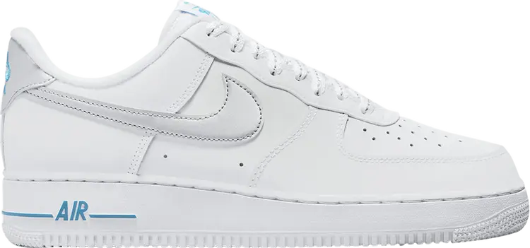 

Кроссовки Nike Air Force 1 '07 'White Laser Blue', белый, Белый;серый, Кроссовки Nike Air Force 1 '07 'White Laser Blue', белый