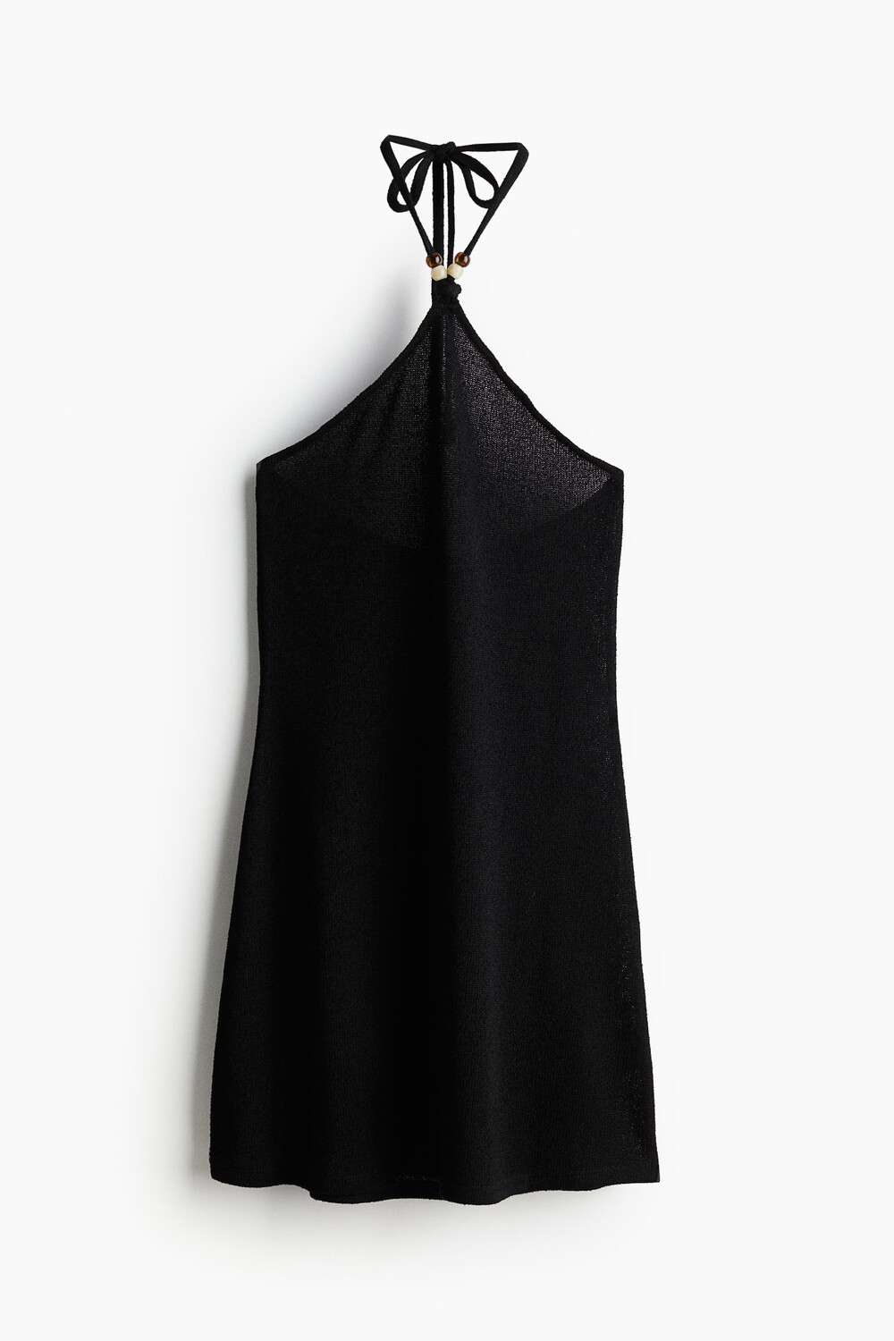 

Платье H&M Bead-detail Halterneck, черный