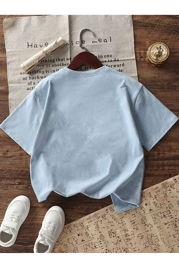 Детская футболка для мальчиков с принтом Capybara Velostra, Baby Blue — фото 2