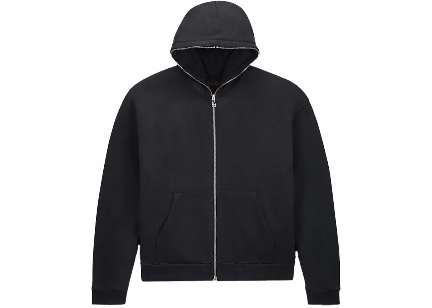 Мужская худи с полной застежкой-молнией Jordan x Travis Scott Hoodie, Black
