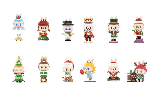 

Набор фигурок Pop Mart Labubu Let's Christmas Series, 12 предметов