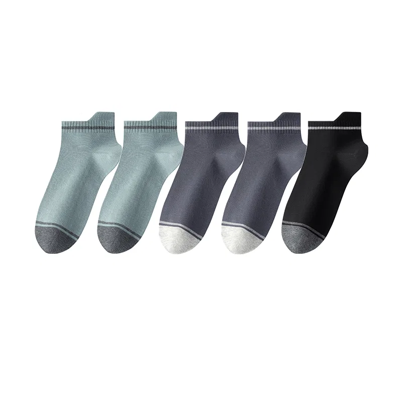 Носки детские с длиной до щиколотки, комплект из 6 пар, MADALLO, Gray Green 2+Dark Gray 2+Black