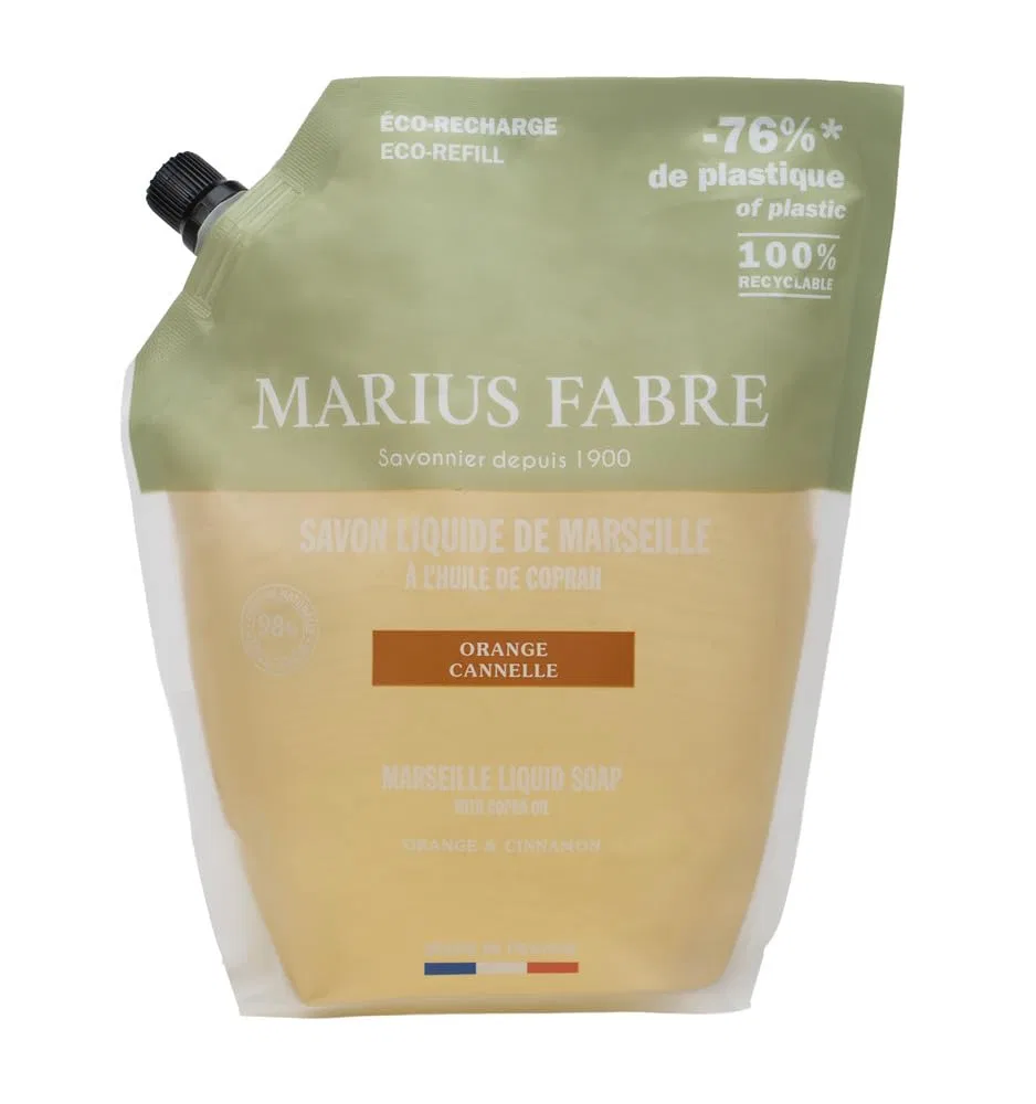 Жидкое мыло Orange Cinnamon, Marius Fabre, 1 л, Multicoloured