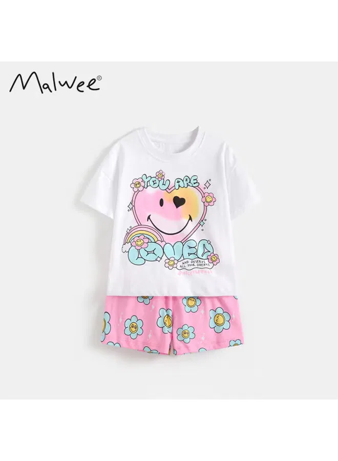 Комплект для девочки с круглым вырезом Malwee
