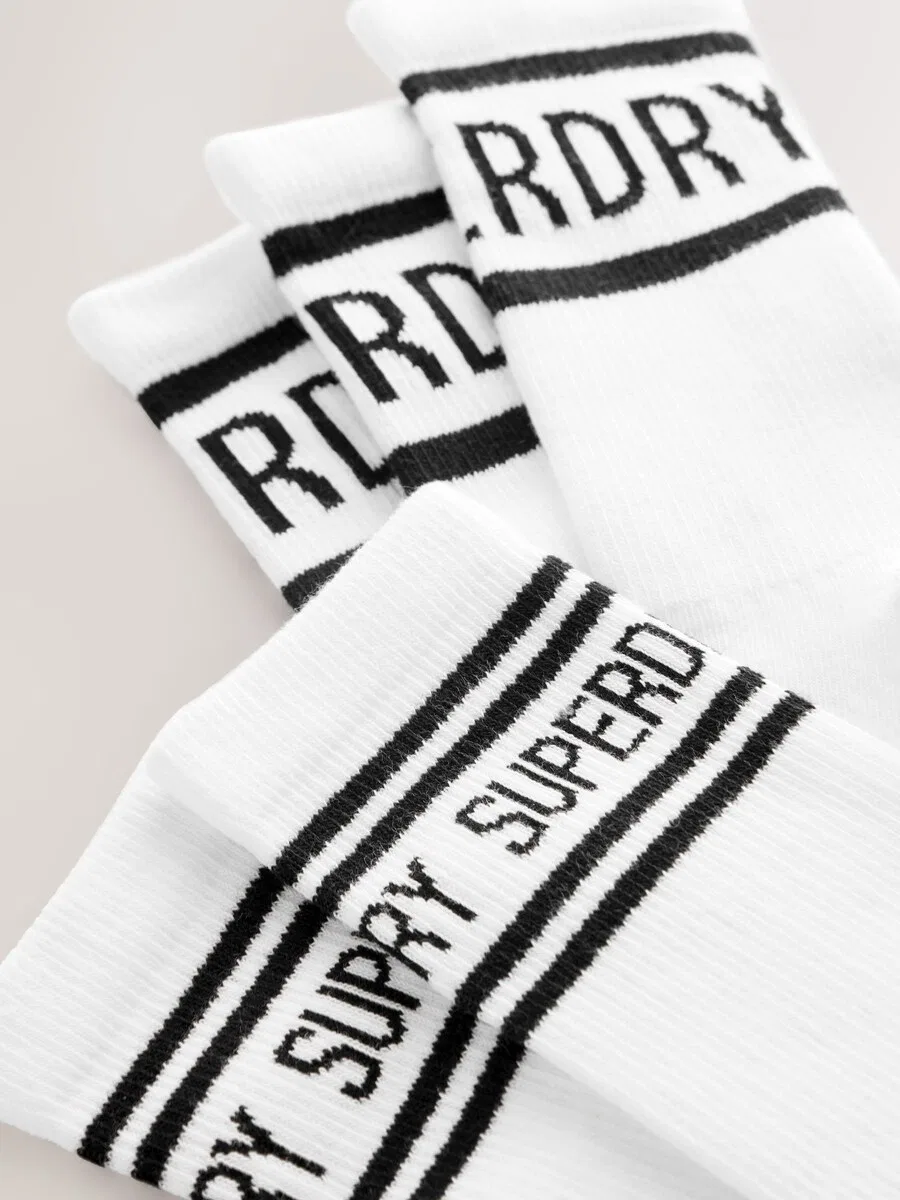 Носки Superdry & Co белого цвета — фото 3