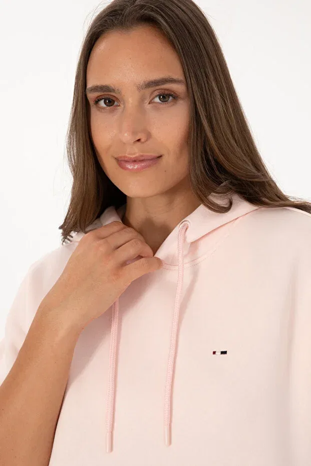 Женские свитшот с капюшоном U.S. Polo Assn., Light Pink — фото 2