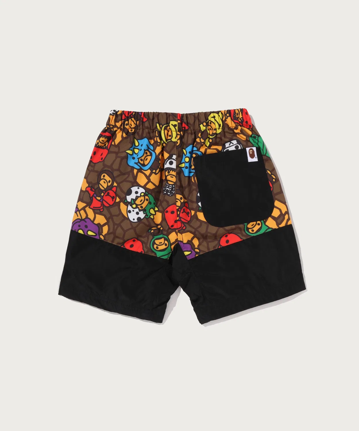 Детские шорты для скалолазания с принтом MILO MULTI DINOSAURS PATTERN A BATHING APE, Multi — фото 2