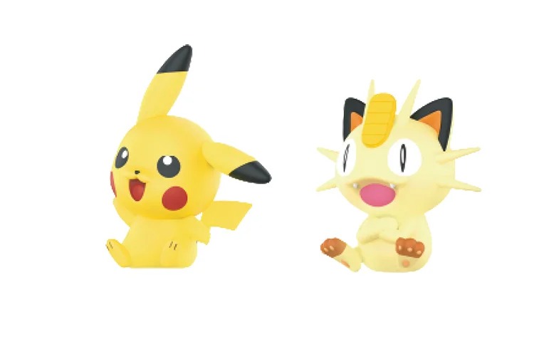 

Набор из 2 фигурок Pop Mart Pokemon Sit Back&Relax Pikachu & Meowth (сидячая фигурка), желтый