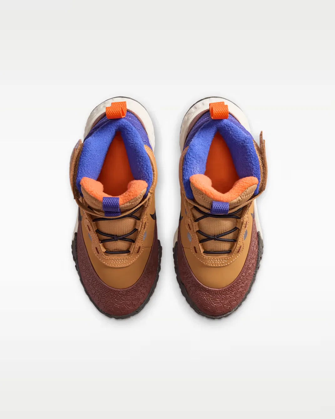 Детские кроссовки со светоотражающими элементами Nike Terrascout, Flax/Bronze Eclipse/Deep Night/Black — фото 4