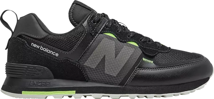 

Кроссовки New Balance 574 'Black Bleached Lime Glow', черный, Черный;серый, Кроссовки New Balance 574 'Black Bleached Lime Glow', черный