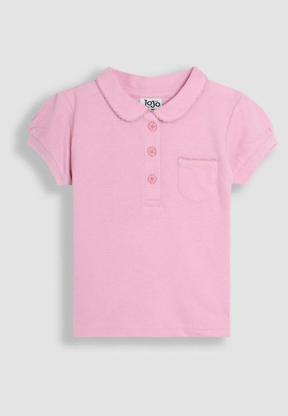 Комплект из 3 рубашек-поло стандартного кроя Jojo Maman Bébé, Pink — фото 3