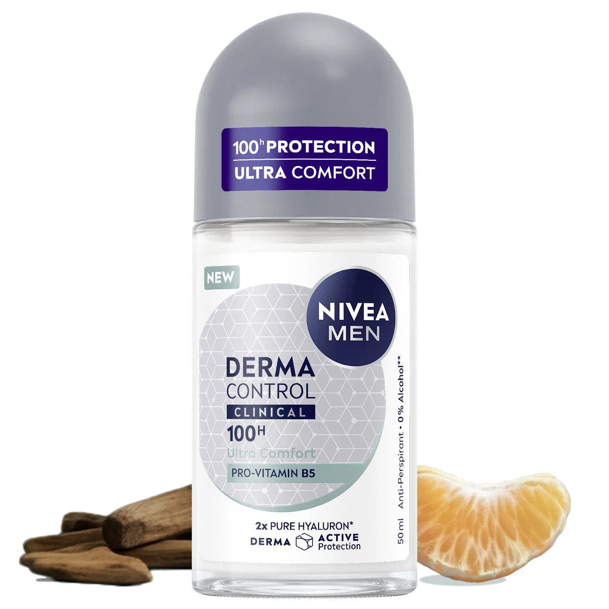 Мужской антиперспирант-ролик 50 мл Derma Control Clinical Ultra Comfort Nivea