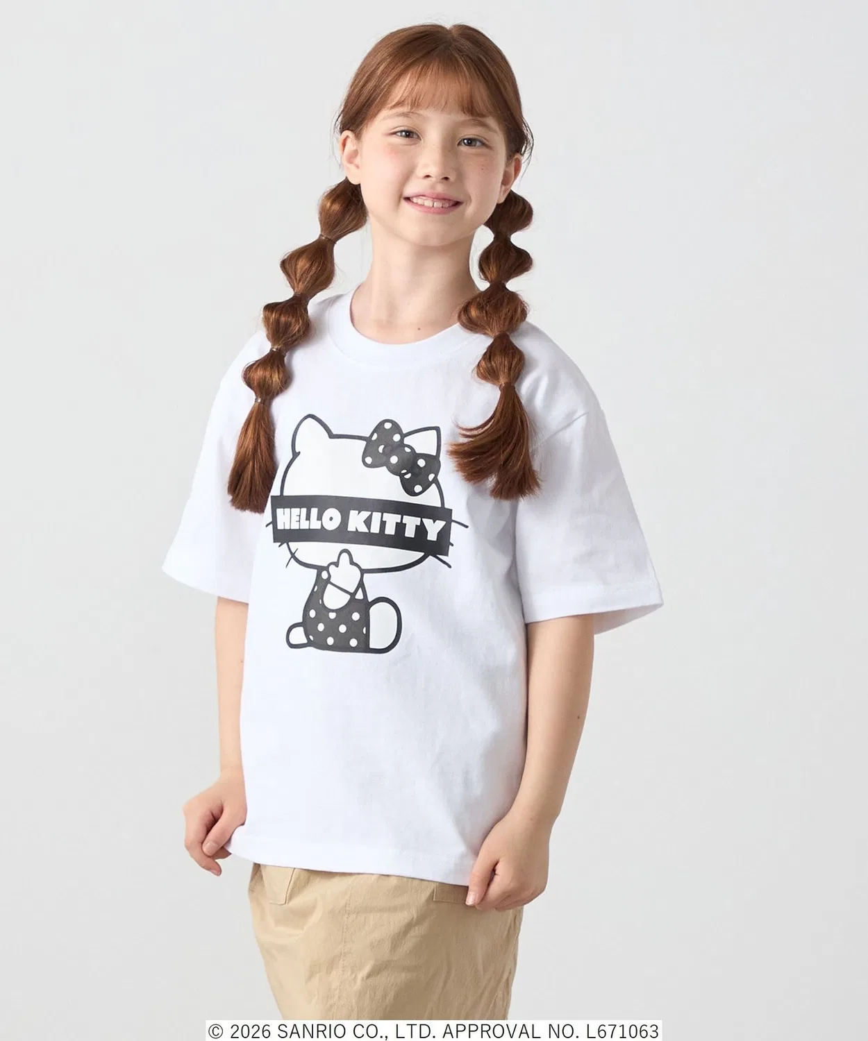 Детская футболка с принтом Hello Kitty SHIPS any, White