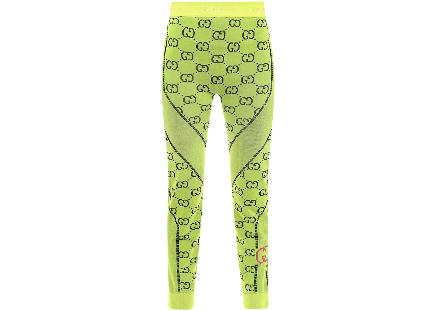 Женские леггинсы с принтом Leggings Gucci, Yellow