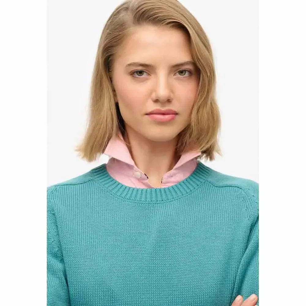 Свитер Slouchy Superdry, зеленый — фото 4
