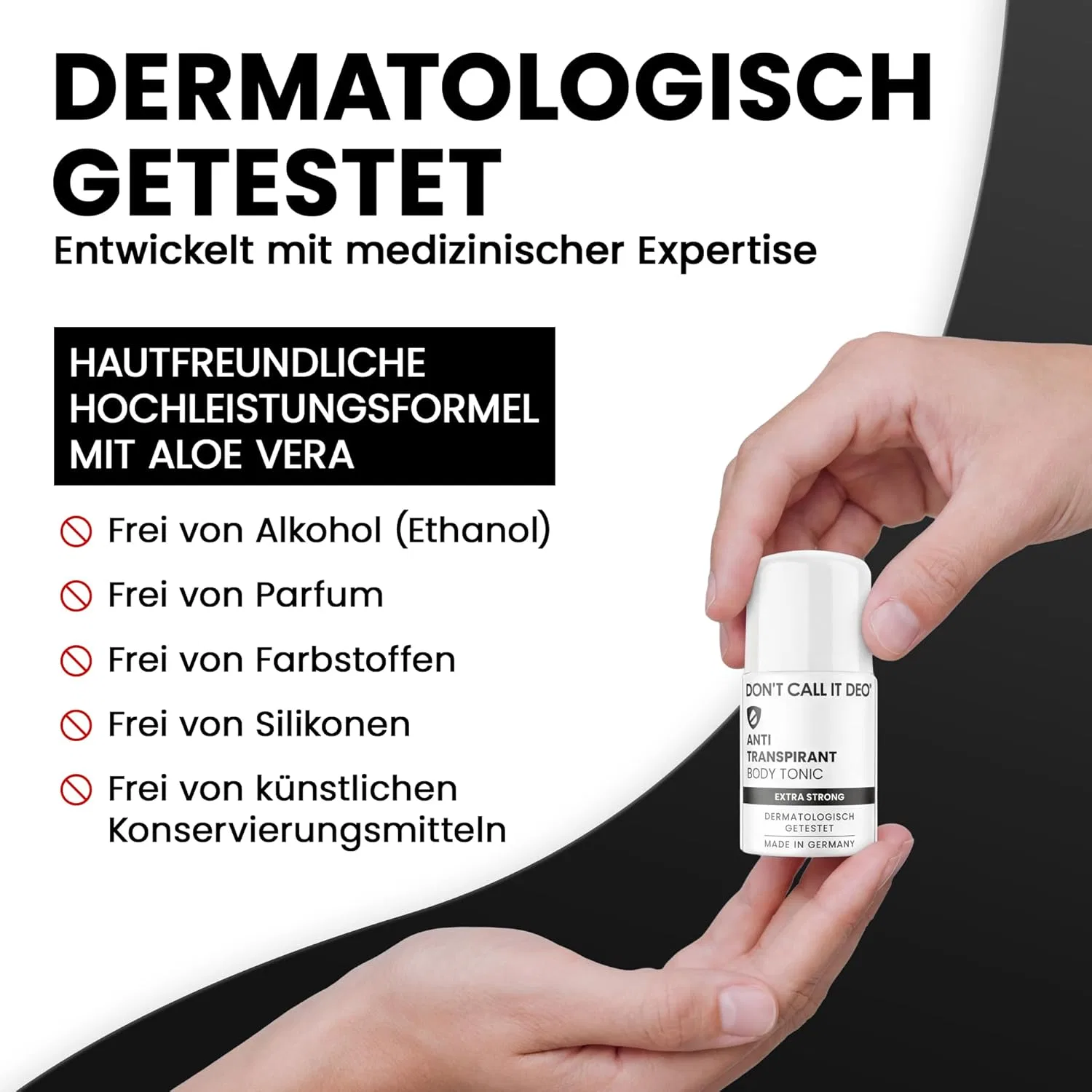 Антиперспирант Body Tonic DON'T CALL IT DEO, 3 шт. по 30 мл, без запаха — фото 4