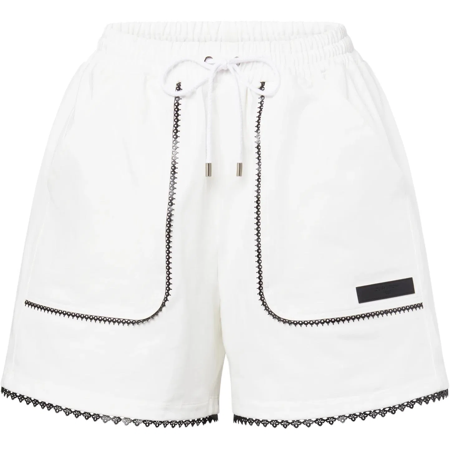 Женские шорты свободного кроя с принтом White & Black LOUIS VUITTON