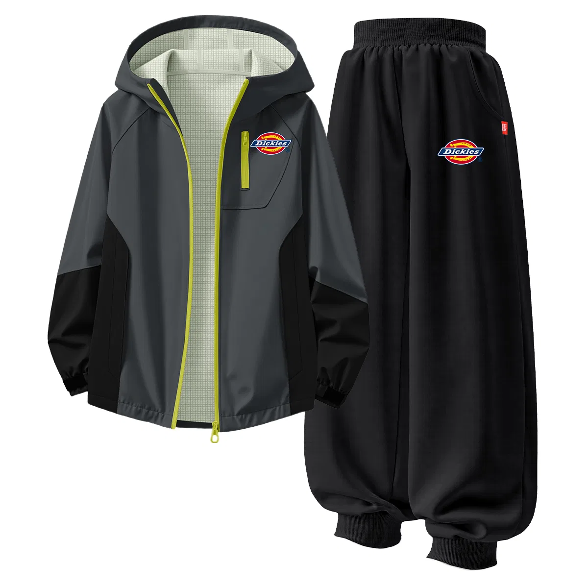 Детский спортивный костюм с капюшоном Dickies, Silicone Standard K Black+Standard Thick K Black