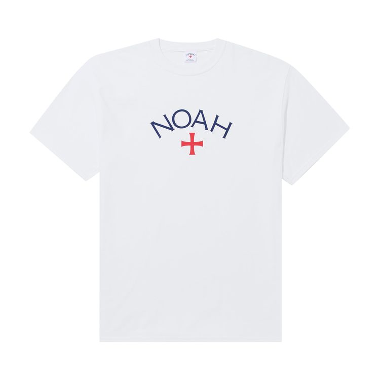 

Футболка Noah Core Logo Tee 'White', белый