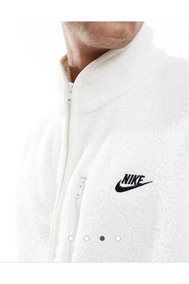 Мужской жилет с принтом Nike, White — фото 3