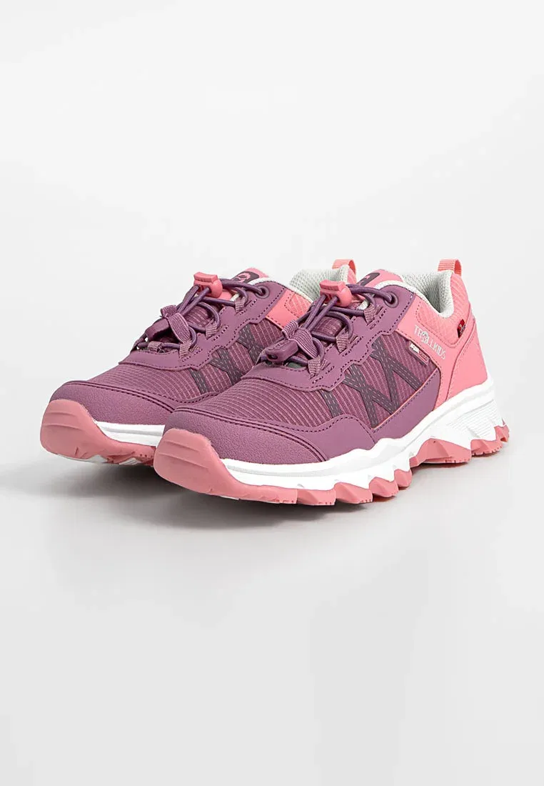 Детские походные ботинки Trolltunga Hiker Low XT унисекс - походные ботинки Trollkids, Orchid Peony Rose — фото 2