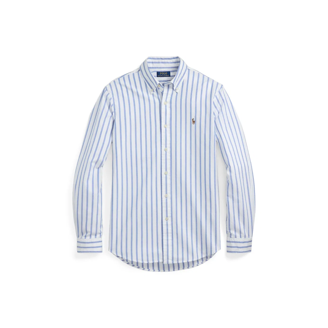 Мужская рубашка-поло с полосками Polo Pony Striped Polo Ralph Lauren, Blue White Multicolor