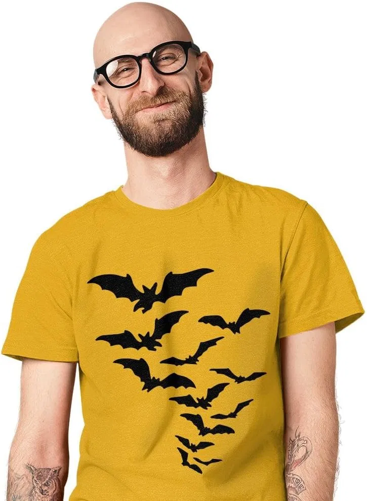 Футболка с принтом летучих мышей Swarm of Bats, Heather Kelly — фото 3