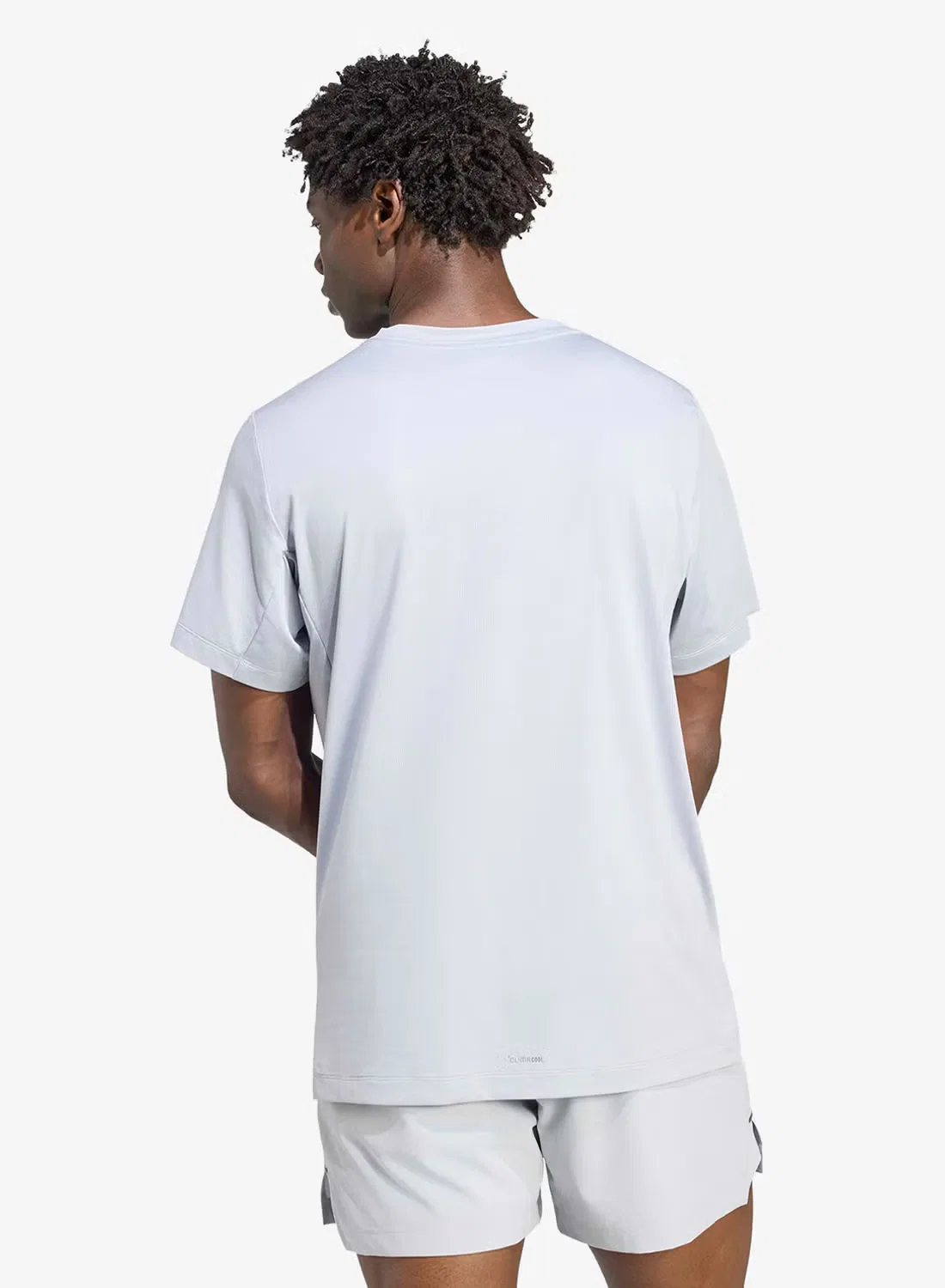 Футболка тренировочная с логотипом D4T essential Adidas, серый — фото 2