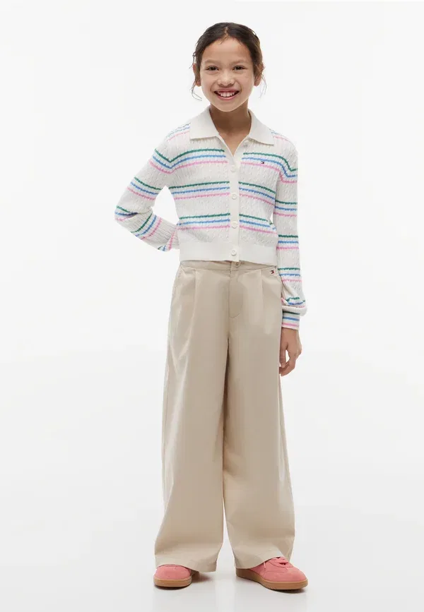 Кардиган шерстяной Cardigan Tommy Hilfiger, ivory, слоновая кость — фото 2