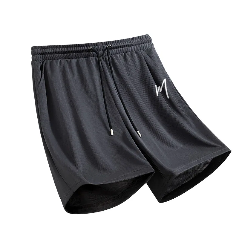Детские шорты быстросохнущие MINISO, Quick-Dry Mesh Dark Gray (Ma Lifestyle Joyful Pants Logo)