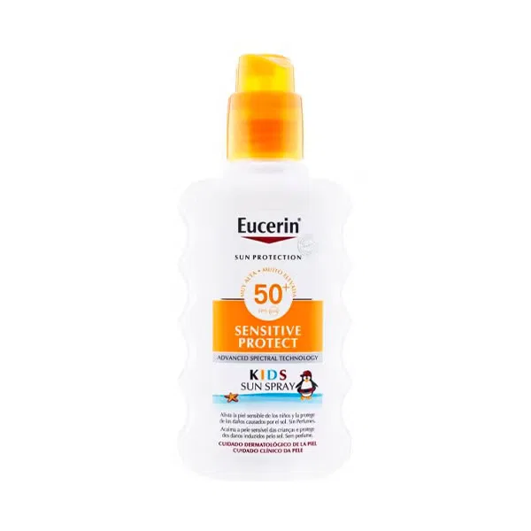 Детский солнцезащитный лосьон с технологией Advanced Spectral SPF 50+ Eucerin, 200 мл