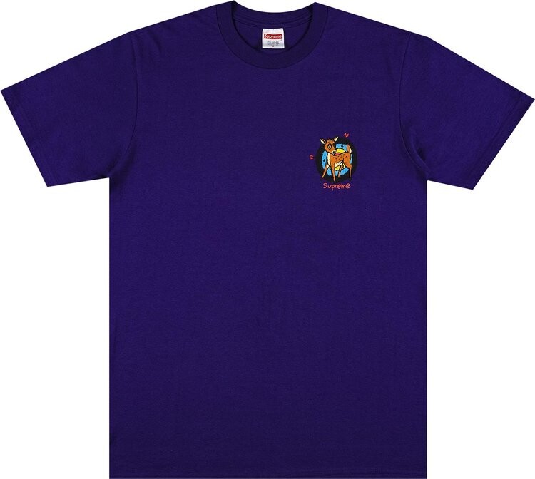 

Футболка Supreme Deer Tee 'Purple', фиолетовый