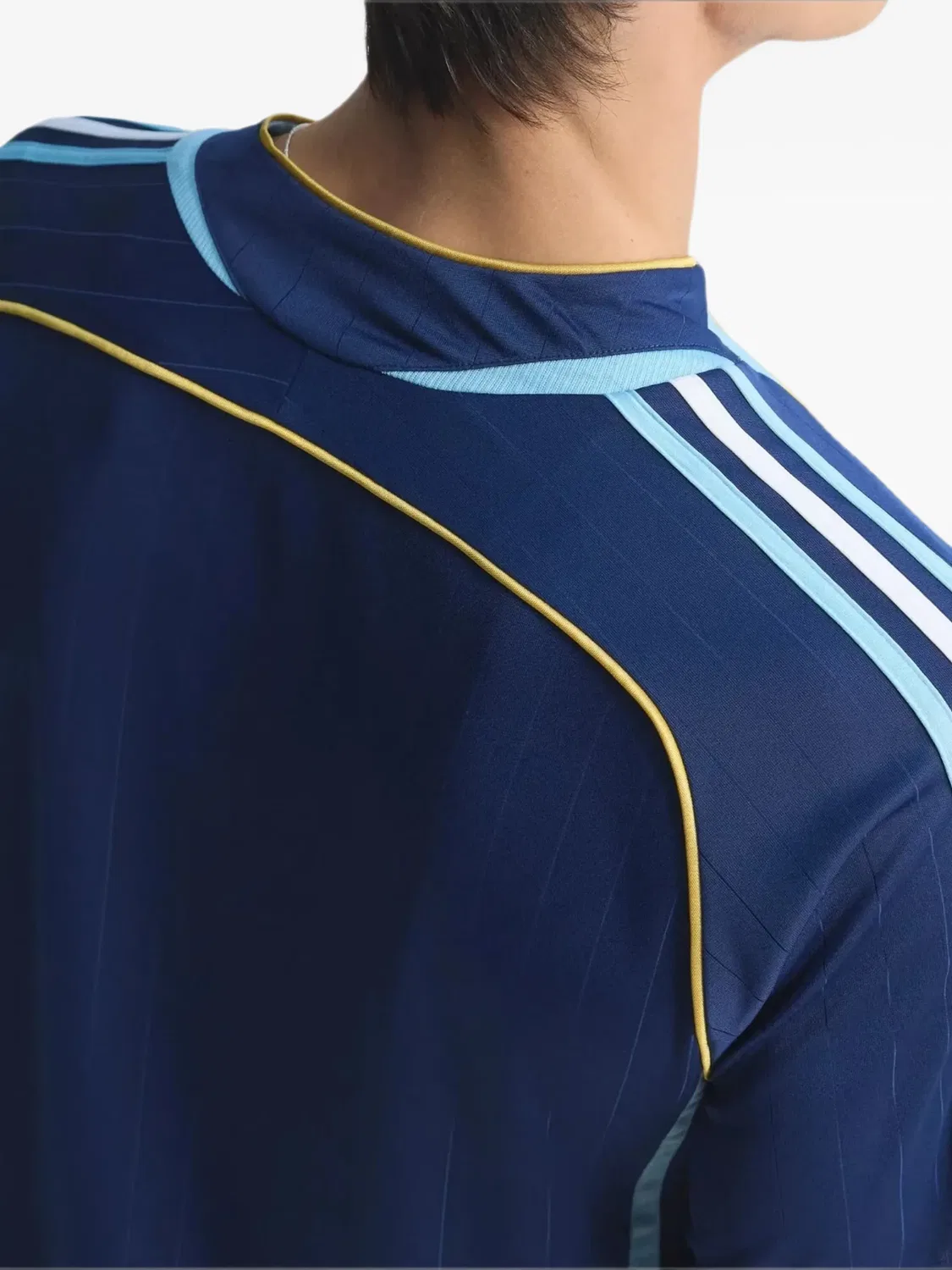 Выездная футболка сборной Аргентины 2006 года Adidas, синий — фото 2