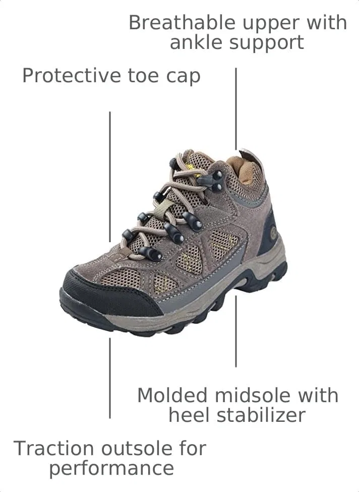 Детские ботинки для мальчиков Northside Caldera Junior Hiking Boot, Stone/Yellow — фото 3