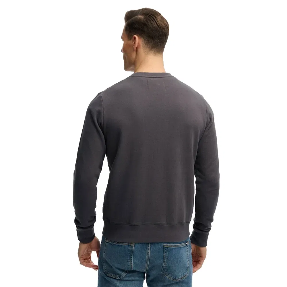 Свитшот Relaxed Fit Retro Outdoor Superdry, серый — фото 2