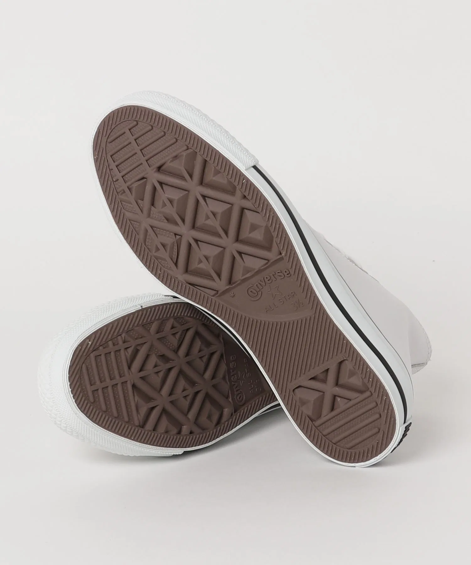Унисекс кожаные высокие кеды CONVERSE LEA ALLSTAR HI белые — фото 4
