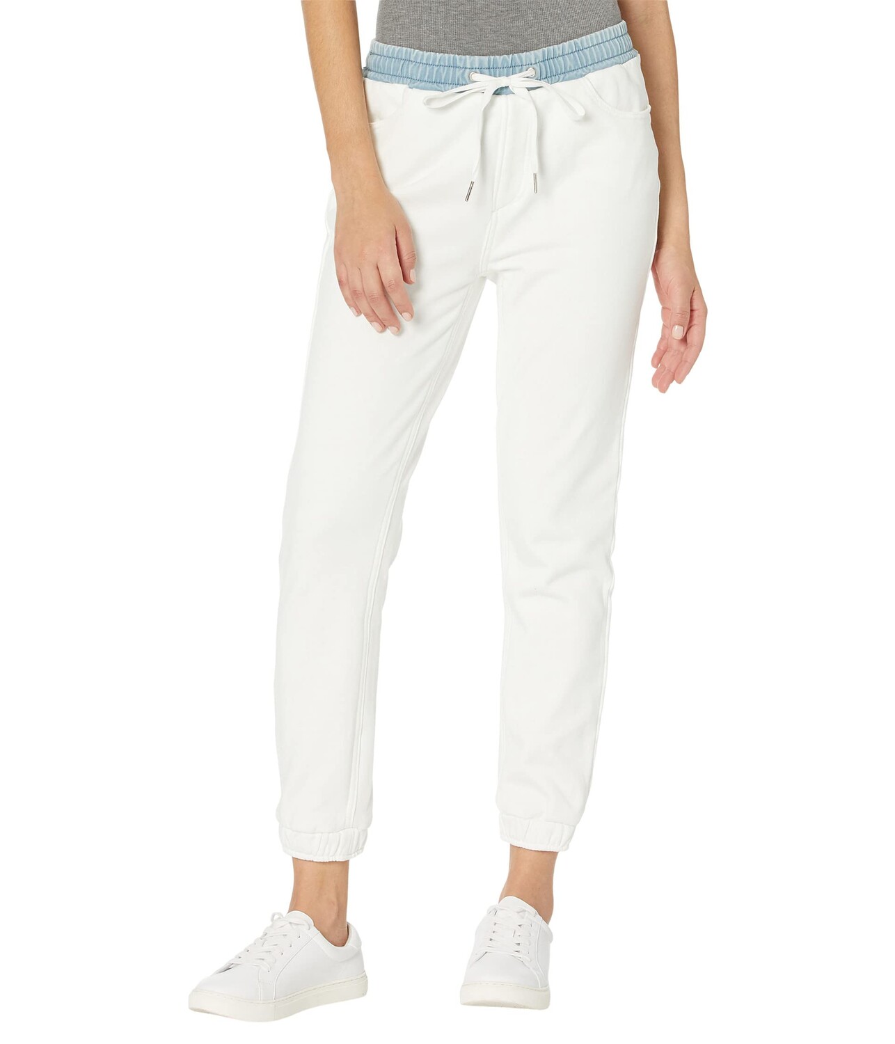 

Джогггеры Joe's Jeans, Bianca Mixed Joggers, Белый, Джогггеры Joe's Jeans, Bianca Mixed Joggers