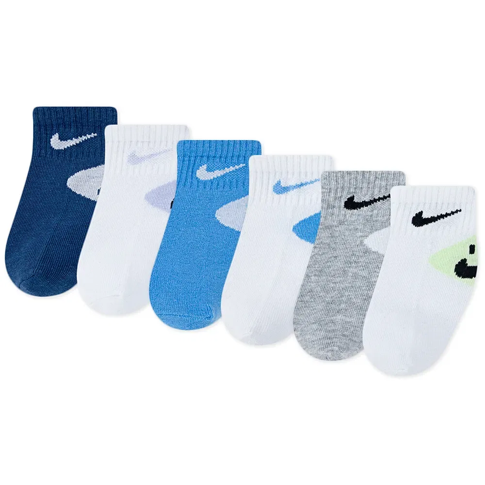 Носки Smiley Ank 6 пар Nike, мультиколор