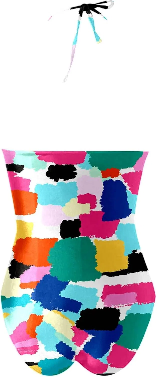Женский цельный купальник с утяжкой живота ruched One Piece, Multicolour — фото 4