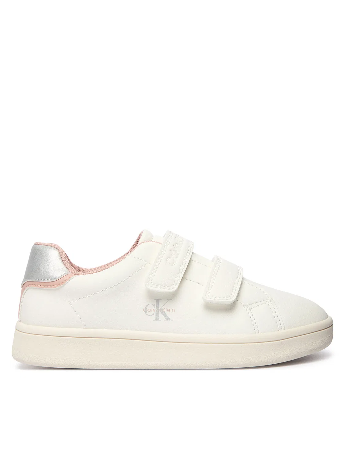 Кроссовки для девочки Low Cut Velcro Sneaker Calvin Klein, белый