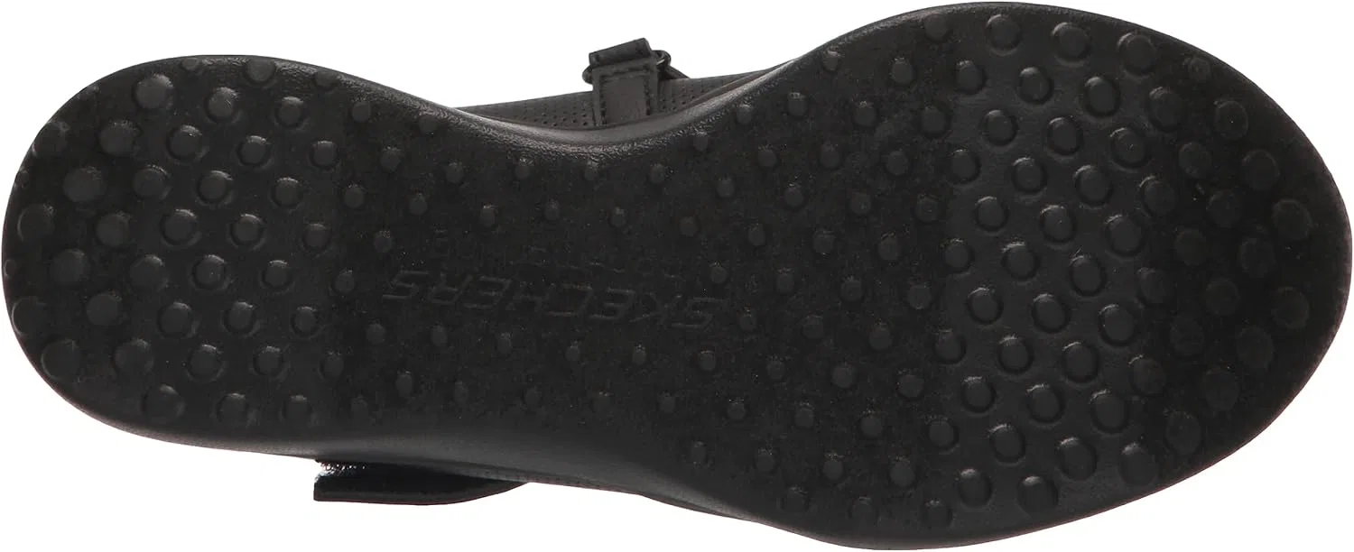 Детские кроссовки для девочек School Bus Kicks Skechers, Black — фото 4