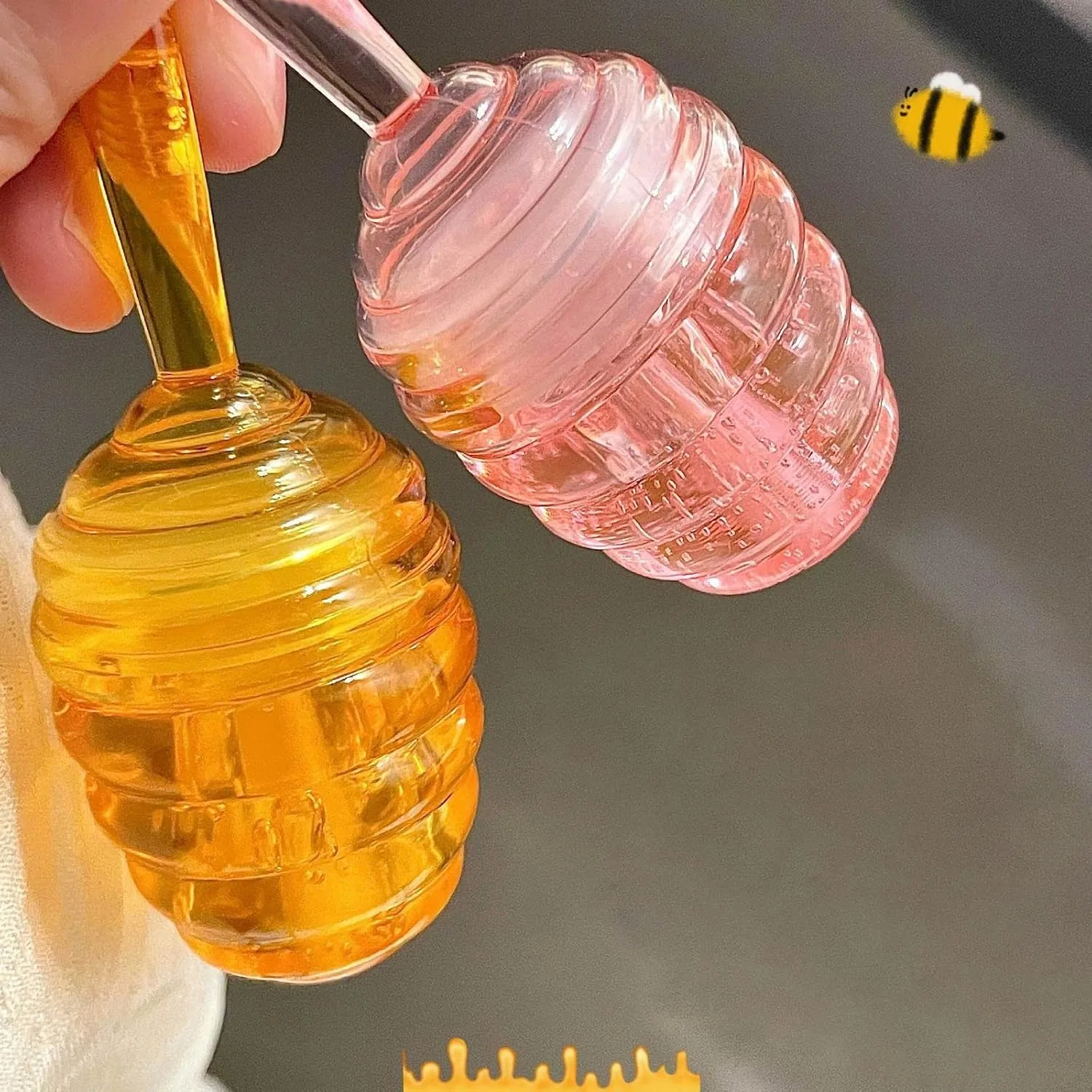 Бальзам для губ Honey Glass Peach Flavour, 20 г Generic — фото 4