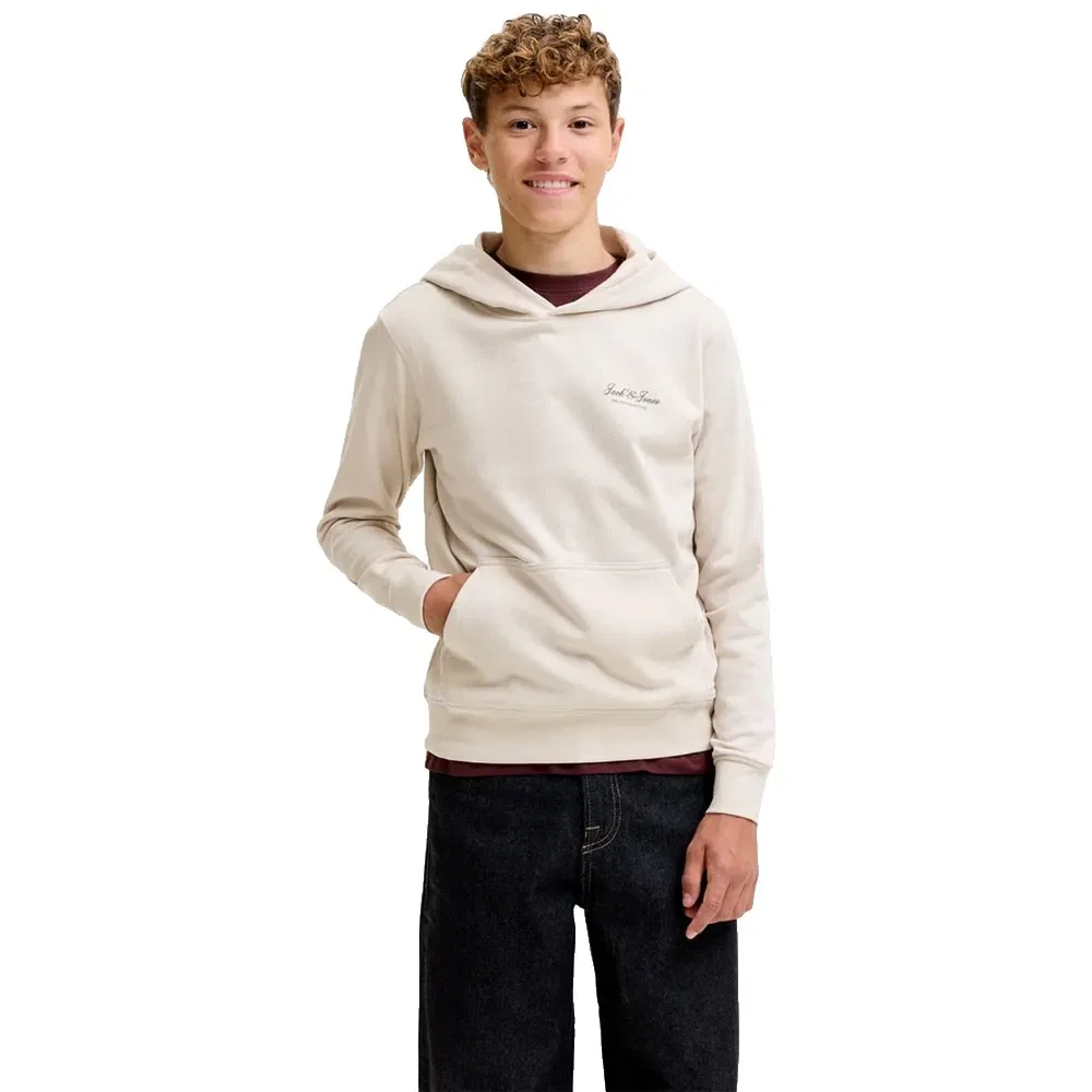 Детское худи с принтом Archive Graphic Jack & jones, Beige